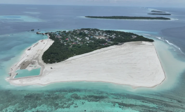 ވޭމަންޑޫ ބިން ހިއްކުމުގެ މަސައްކަތް ނިންމާލައިފި