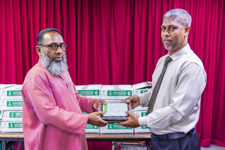 ސަޢުދީ ޢަރަބިއްޔާއިން ހަދިޔާކުރި ކަދުރު ބަހަން ފަށައިފި