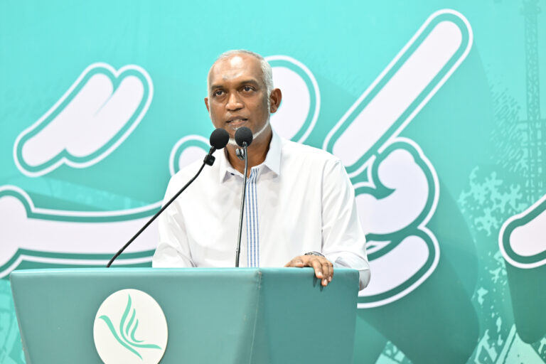 ޒިންމާދާރު އިދިކޮޅު ސިޔާސީ ޕާޓީއެއް މިވަގުތު ނެތް: ރައީސް