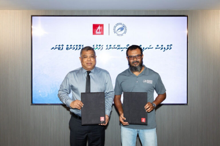 ބޭންކް އޮފް މޯލްޑިވްސް އިން މޯލްޑިވްސް ސާފިން އެސޯސިއޭޝަންގެ ޕާޓްނާޝިޕް އާކޮށްފި