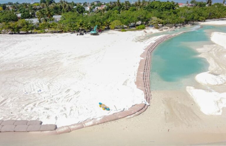 ވެލިދޫ ބިން ހިއްކުމާއި ގޮނޑުދޮށް ހިމާޔަތްކުރުމުގެ މަސައްކަތް ނިމެނީ