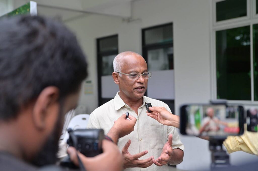 ރިޔާސީ އިންތިޚާބުގައި ވާދަކުރުމާ މެދު އަދި ގޮތެއް ނުނިންމަވާ ކަމަށް ސޯލިހު ވިދާޅުވެއްޖެ