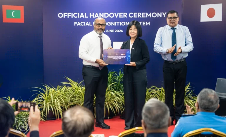 ޖަޕާނު ސަރުކާރުން ރާއްޖެއަށް ފޭޝަލް ރިކޮގްނިޝަން ސިސްޓަމެއް ހަދިޔާކޮށްފި