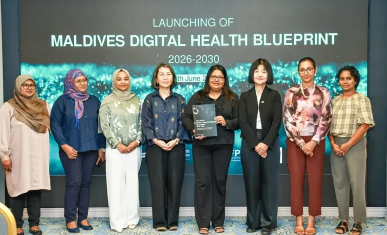 މޯލްޑިވްސް ޑިޖިޓަލް ހެލްތު ބްލޫޕްރިންޓް ރަސްމީކޮށް އިފްތިތާހުކޮށްފި