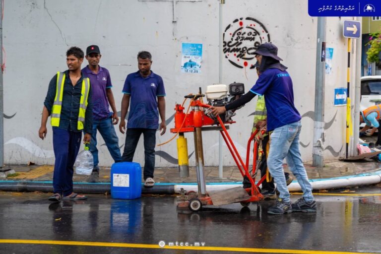 އަމީނީ މަގުގައި އަލުން ތާރުއެޅުމަށް ބޭނުންވާ ޕްރީ-ކޮންސްޓްރަކްޝަން ސާވޭ ފަށައިފި