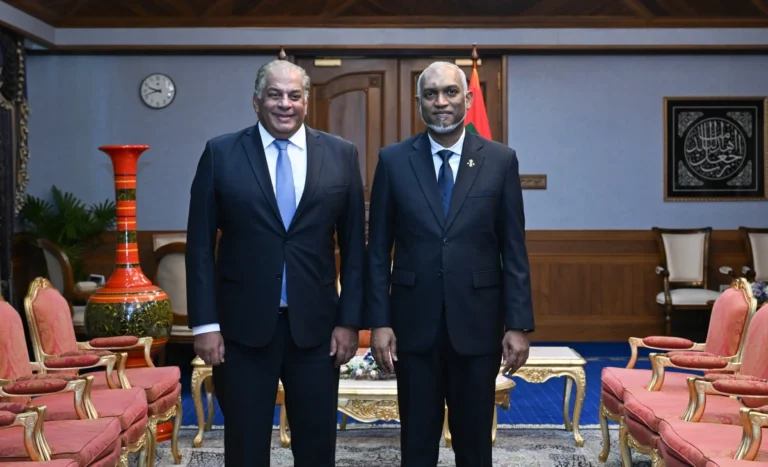 ރައީސުލްޖުމްހޫރިއްޔާގެ އަރިހަށް މިޞްރު ސަފީރު ވަދާޢީ ޒިޔާރަތް ކުރައްވައިފި
