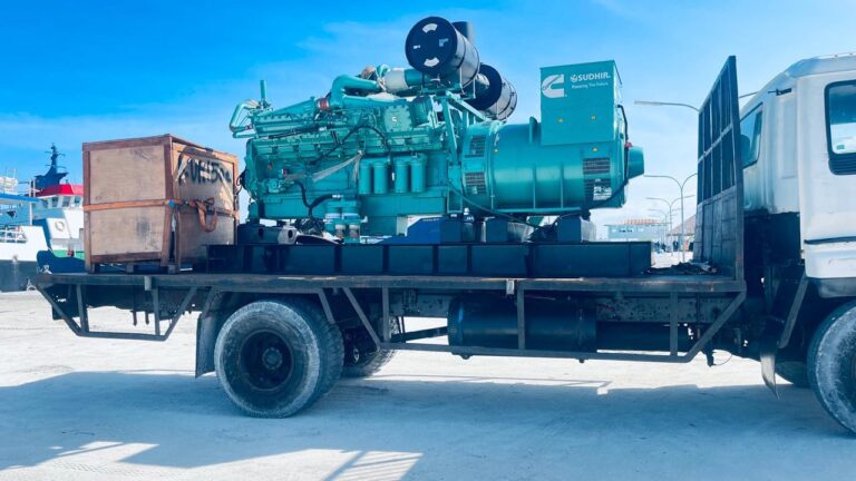 ހަނިމާދޫގެ ކަރަންޓުގެ ޚިދުމަތް ހަރުދަނާކުރުމަށް 1200 ކިލޯވޮޓްގެ އައު ޖެންސެޓެއް