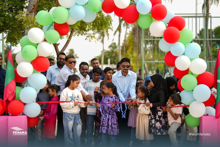 މާޅެންދޫއާއި ކުޑަފަރީގައި ތަރައްޤީކުރި ކުޑަކުދިންގެ ޕާކު ހުޅުވައިފި