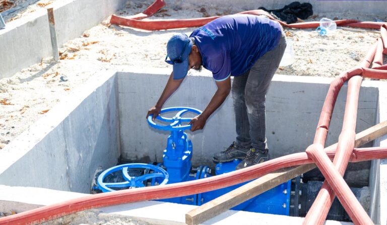މަސްވެރިންގެ ޕާކް ސަރަހައްދުގައި ޤާއިމްކުރާ ޕަމްޕު ސްޓޭޝަން ކޮމިޝަންކޮށްފި