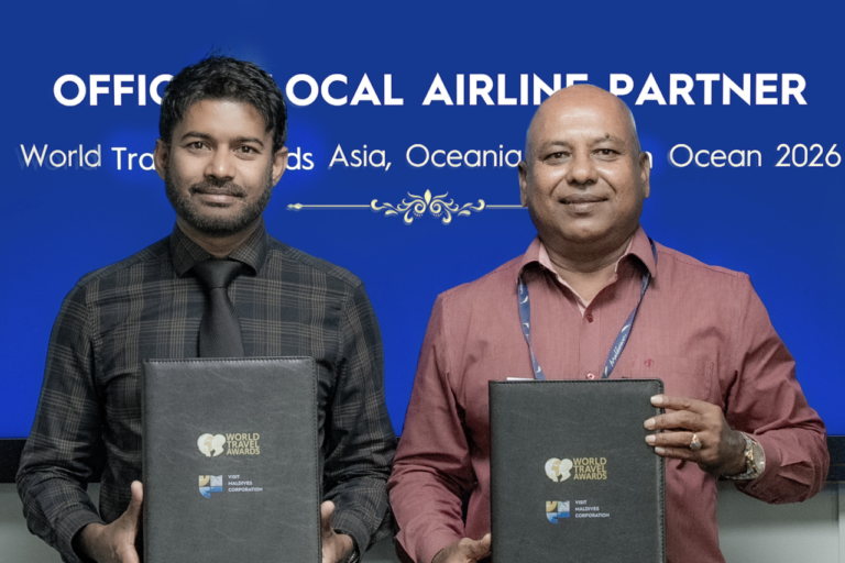 ޑަބްލިއުޓީއޯ ސަރަޙައްދީ އެވޯޑްސްގެ ޕާޓްނަރަކަށް މޯލްޑިވިއަން