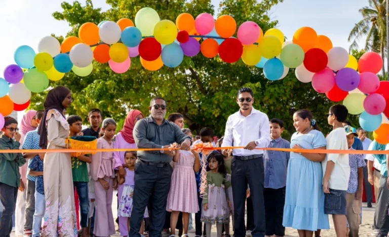 ވެލިދޫގައި ތަރައްޤީކުރި ކުޑަކުދިންގެ ޕާކު ހުޅުވައިފި