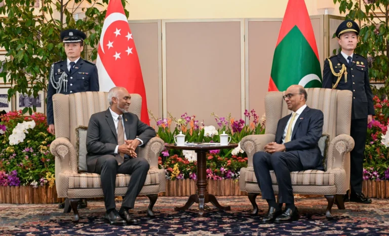 ސިންގަޕޫރުގެ ގައުމީ ދުވަހުގެ ތަހުނިޔާ ރައީސުލްޖުމްހޫރިއްޔާ ފޮނުއްވައިފި