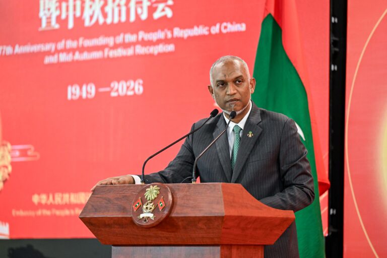 ޗައިނާއާއި ރާއްޖޭގެ ރަޙްމަތްތެރިކަމަކީ ކުރިމަގަށް އެޅިގެންދާ ބްރިޖްތަކެއް: ރައީސް