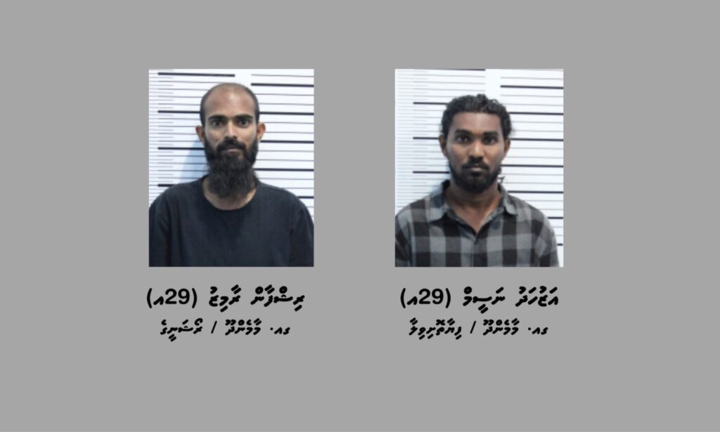 17 ކިލޯއަށްވުރެ ގިނަ މަސްތުވާތަކެއްޗާއެކު ދެ މީހަކު ހައްޔަރުކޮށްފި