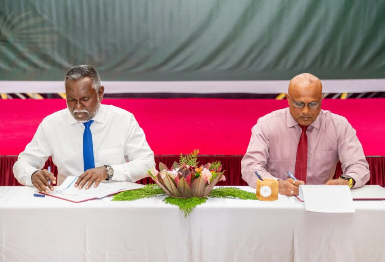 އައްޑޫ މީދޫގެ ދަނޑުވެރިކަން ކުރިއަރުވަން މުހިންމު 3 އެއްބަސްވުމެއް
