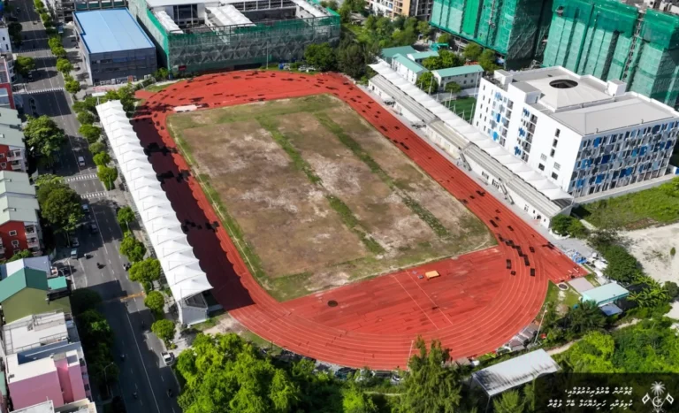 ހުޅުމާލޭ ސިންތެޓިކް ޓްރެކް މަރާމާތުކުރުމުގެ އަމަލީ މަސައްކަތް ފަށައިފި